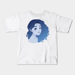 Aquarius Zodiac Sign Kids T-Shirt